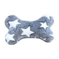 thumbnail image 3 of Bone-Shaped Pet Pillow for Small Dogs and Cats, Curved Neck Support Cushion, Soft Flannel Fabric, Washable, Cute Star Heart Paw Print Designs, Compact Travel Size, Cozy and Soft, 3 of 7
