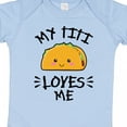 thumbnail image 4 of Inktastic My Titi Loves Me with Taco Illustration Boys or Girls Baby Bodysuit, 4 of 5