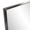 thumbnail image 3 of Brushed Titanium Rectangular Wall Mirror, 3 of 5