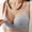 Grey, variant on Women's Double Button Breastfeeding Gather Sagging Postpartum Breastfeeding Underwear Women's Steel Ring Bra 36c Push up Bras for Women High Support Sports Bras Back Less Bra Extra Support Sports Bras