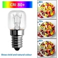thumbnail image 3 of 15 W 300 grados E14 foco de luz de horno regulable, 220 V-240 V, E14 T22 foco incandescente, 85 lm blanco cálido 2300 K, E14 microondas pequeño tornillo base lámpara gnómica, horno, lámpara de sal, esquí esquí Gafas de esquí, 3 of 5