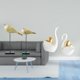 thumbnail image 2 of Elegantes Figuras De Madera De Pájaros Y Cisnes, Esculturas Modernas De Animales Para Escritorios, Dormitorios, Entradas, Mesas, Manualidades, Decoración Para Parejas, Adornos., 2 of 8