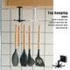 thumbnail image 4 of Kearding Montaje en la pared del techo de la cocina y el baño sin clavos rastros para el hogar Almacenamiento y organización del hogar negro, 4 of 6