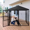 thumbnail image 6 of Lucky Dog CL 28460 6 x 4 ft. Black Welded Wire Panel Gate, 6 of 11