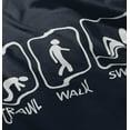 thumbnail image 5 of Crawl Walk Swim Athletic Toddler Boy Girl T Shirt Infant Toddler Brisco Brands 5T, 5 of 6