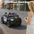 thumbnail image 3 of iYofe Ram 24V Ride on Police Car 2 Seater, Ram 1500 RHO Battery Powered Electric Car Truck with 4 Wheels, Ride on Toy with Remote Control for Big Kids Toddlers 3-8 Boys Girl, Bluetooth & Trunk, Black, 3 of 10