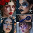 thumbnail image 4 of Halloween Face and Body Paint Sticks, Body Paint Stick Halloween Holographic Metallic Glitter Waterproof Formula Adult Halloween Party Purple Makeup 3.31 Inch, 4 of 5