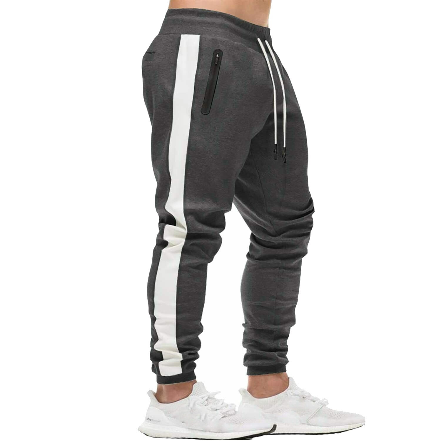 Jogger pants with zipper at the bottom deals