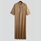 thumbnail image 1 of ZHAOCHENG Vestidos musulmanes, caftán musulmán para hombre, abaya, túnica de Dubái para hombre, kandoura étnica de Oriente Medio, ropa de oración para hombre, estilo saudí, dishdasha, thobe árabe, rop, 1 of 4