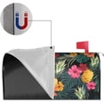 thumbnail image 4 of Palm Leaves Hibiscus Flowers Mailbox Covers Magnetic Tropical Pineapples Fruit Post Letter Box Cover for Garden Yard Decor Outside Home Standard 21x18 in, 4 of 8