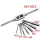 thumbnail image 1 of Juego de grifos métricos de 8 piezas - Grifo de rosca métrica manual ajustable con llave - M3 M4 M5 M6 M8 M10 M12 Banban LingWen 9024715533647, 1 of 1