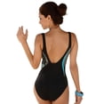thumbnail image 3 of Naiovety Bañadores Poliéster Elegantes Y Resistentes Para Mujer - Para Fiestas De Verano Bañador Modesto Mujer Bañador Mujer 2023 Traje de baño naranja, 1 XXXL, 3 of 6