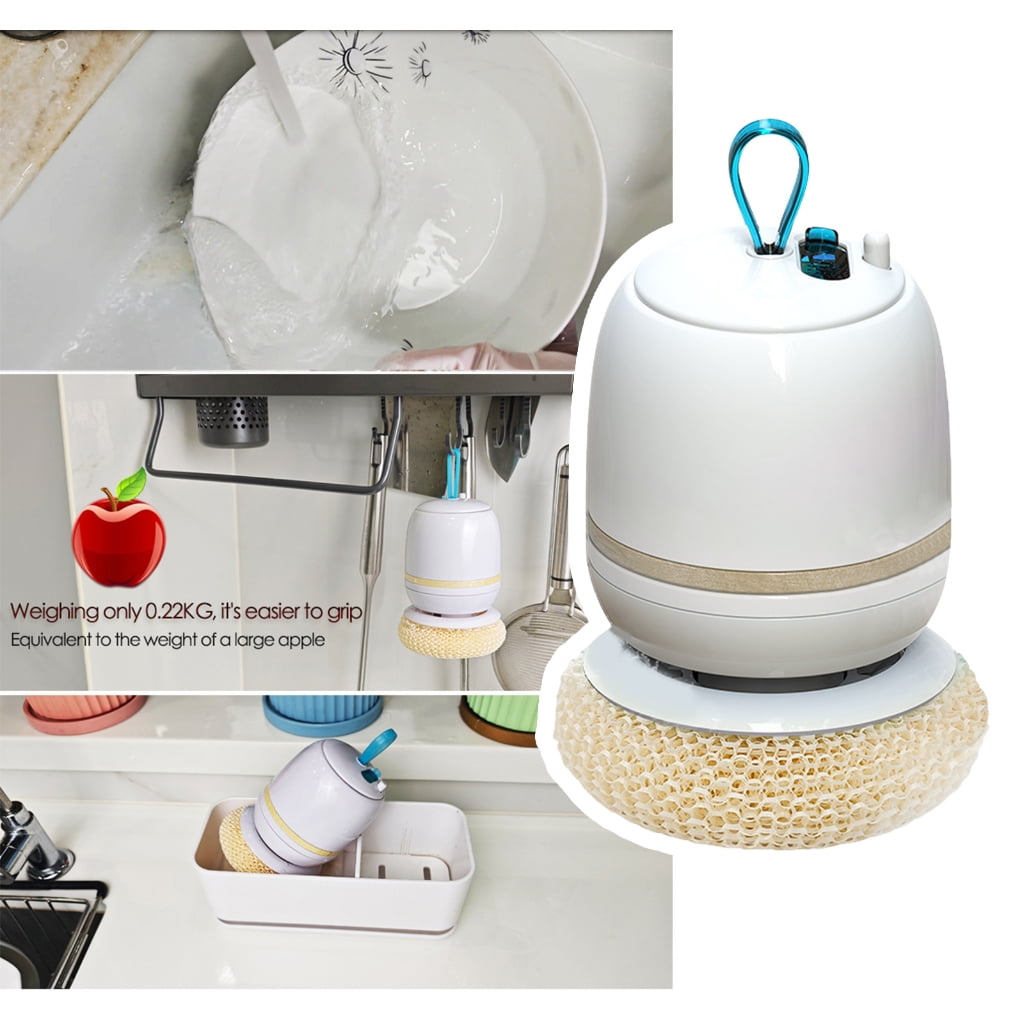 Small Rechargeable Dishwasher Portable Electric Cleaning Balls ABS Texture Dish Washing Machine for Travel Kitchen
