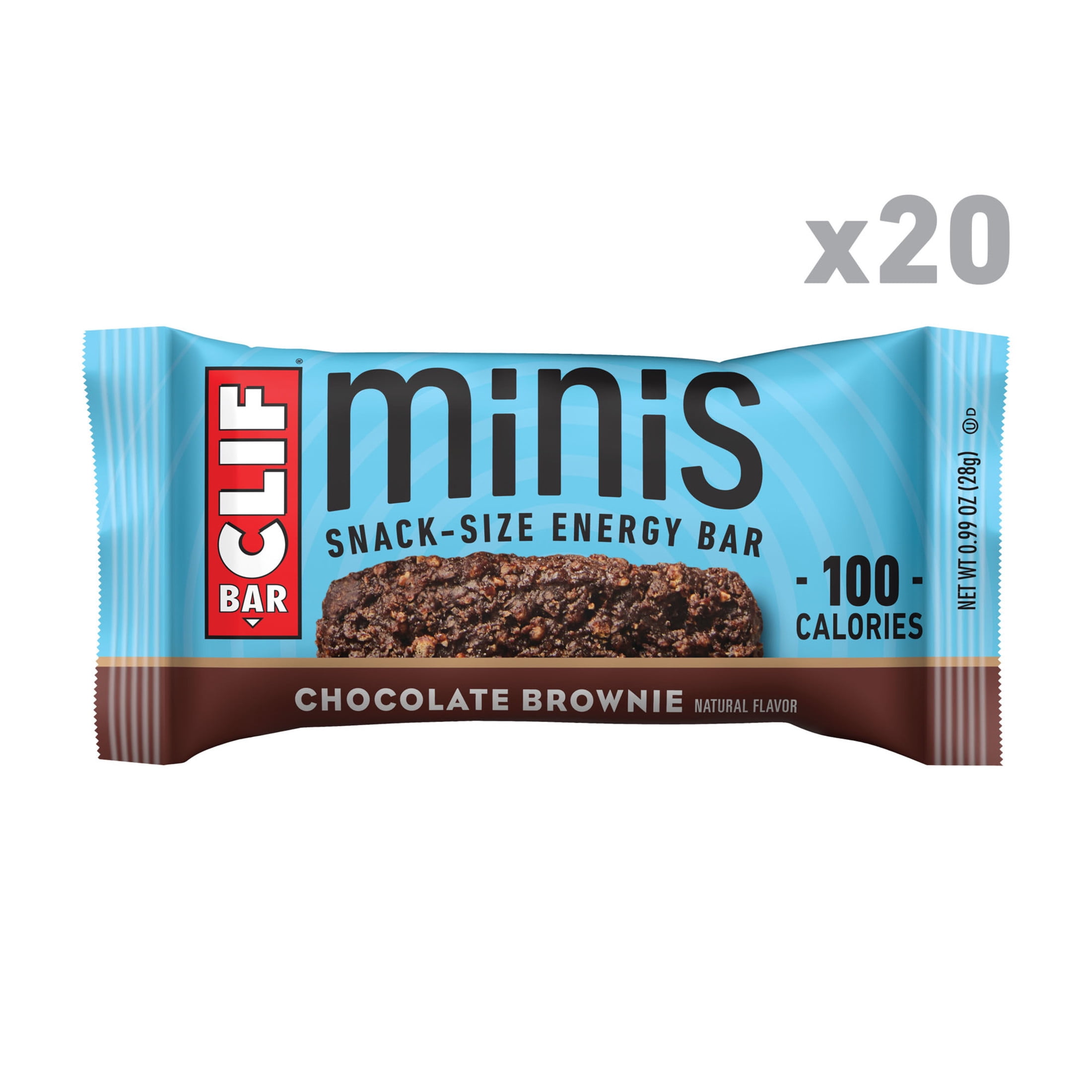 CLIF BAR Minis Chocolate Brownie Flavor Snack-Size Energy