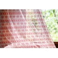 thumbnail image 2 of Nordic Tulle Curtains with Rod Pocket, Christmas Pattern with Nature Inspirations Scandinavian Culture Retro, Sheer Drape for Wedding Party 2 Panels, 7 Sizes, Hot Pink White, by Ambesonne, 2 of 3