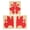 Color:Red, variant on TALONGAMES Controller Grip Sticker Stickers for Flydigi Vader 3 4 Pro Wireless Gaming Handle Grip Skin Silicone Sticker