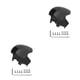 thumbnail image 2 of Tholdsy Body Shell Anti-colisión Funda protectora Protector Accesorios de avión Reemplazo para Negro 2piezas, 2 of 6