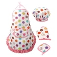 thumbnail image 1 of Juego para cocinar y hornear para con gorro de delantal, juego de simulación para pequeños, cumpleaños Montessori Hugo disfraz de chef, 1 of 7