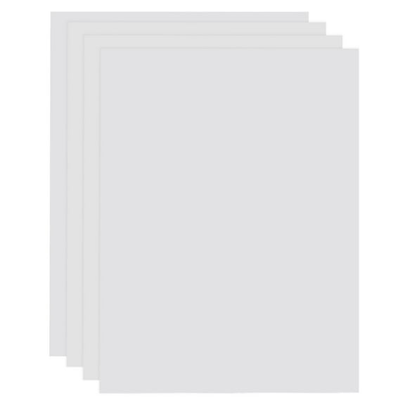 Uxcell 4 Pack ABS Plastic Sheet, 0.02" Thick 8"x12" Flexible Hard Plastic Sheet, Heat Moldable Plastic Panel for DIY Crafts Home Decoration, White