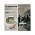thumbnail image 4 of strundghti Portable Washing Machine, 12l Foldable Mini Washer With With 4 Modes And Spin Basket Deep Cleaning Of Underwear And Small Clothes For Apartments Dorm RV Travel Hotel Laundry, 4 of 10