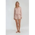 thumbnail image 6 of Forever 21 Two-Piece Pajama Short Set, Color-Soft Pink, Size-M, 6 of 9