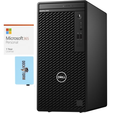 Dell OptiPlex 3090 Home/Business Desktop (Intel i3-10105 4-Core  Intel UHD 630  32GB RAM  512GB PCIe SSD + 1TB HDD (3.5)  Win 11 Home) with Microsoft 365 Personal   Hub