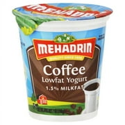 Mehadrin 1.5% Milkfat Low-Fat Coffee Yogurt, 7 Oz.