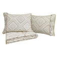 thumbnail image 3 of Design Studio Skye Tribal Gold 3-Piece Soft Microfiber Quilt Set with Tassels - Full/Queen, 3 of 5