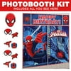 Spiderman Photo Booth Kit - Party Supplies