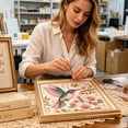 thumbnail image 5 of Luckky Hummingbird Pearl Art DIY Kit,Framed Elegant Bird and Flower Diamond Painting Kit,Pearl Diamond Art Supplies for Adult Beginners and Enthusiasts,Handmade Gift & Home Wall Decoration, 5 of 5
