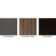 thumbnail image 3 of 8ft - 16ft Modern Designer Conference Room Table and Chairs Set (10ft Table & 8 Chairs (Black Base), Textured Driftwood), 3 of 6