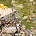 thumbnail image 2 of Bâton de Marche de Randonnée, Bâton de Survie Pliable en Aluminium Léger Multifonction pour Avion pour Femmes Hommes Aînés Camping Sac à Dos, 2 of 5