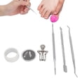 thumbnail image 6 of YAHHU Ingrown Toenail Tools Professional Stainless Steel Toenail Lifter Wearable Paronychia Corrector Foot Care Kit For Pain Relief and Correction (10 inches / 25.4 cm), 6 of 9
