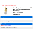 thumbnail image 2 of Water Temperature Sensor - Compatible with 2012 - 2017 Land Rover Range Rover Evoque 2013 2014 2015 2016, 2 of 2