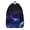Black-210, variant on Spacious Casual Laptop Backpack with Starry Night and Ocean Beach Scenery Print – Durable, Waterproof, Multi-pocket Backpack for Everyday Use