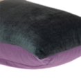 thumbnail image 3 of Dark Grey Gold and Purple Tufted Velvet Lumbar Pillow, 3 of 7