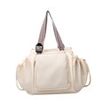 thumbnail image 2 of Bolso de hombro transformable de gran capacidad para mujer, ideal para hacer ejercicio en la calle. Beige, 2 of 9
