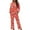 Red and White - Santa Claus Ho Snowflake, variant on DISNIMO Santa Claus Snowflake Printed Women Pajama Set 2 Piece Pj Sets Long Sleeve Sleepwear with Wide Leg Pants BUtton Down Lounge Christmas Nightwear with Pockets