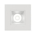 thumbnail image 4 of NICOR Lighting DQR2-10-120-3K-WH-BF 2 in. Square LED Downlight with Baffle Trim in White - 3000K, 4 of 6