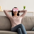 thumbnail image 2 of 3-In-1 Heated & Cooling Eye Mask For Dry Eyes, Relaxation & Sleeping - Eye Mask Sleep Breathable Student Nap Men And Women Quirky Children's Ice Bag Ice Hot Compress Eye Masks(Pink), 2 of 6
