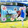 thumbnail image 4 of Set de juego de balón de fútbol Flybakiz con tapete de franela plegable para niños, 4 of 7