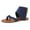 Blue, variant on Utoimkio Flat Sandals for Women Summer Women Casual Open Toe Comfy Sandals Pinch Toe Beach Casual Shoes