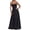 Black, variant on Women's Sleeveless Bodycon Dress, Solid Color Party Night, Casual Everyday Wear, Elegant Style