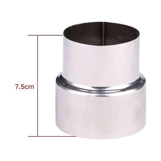 Réducteur de Tuyau en Acier Inoxydable / Connecteur de Cheminée Adaptateur de Cuisinière
