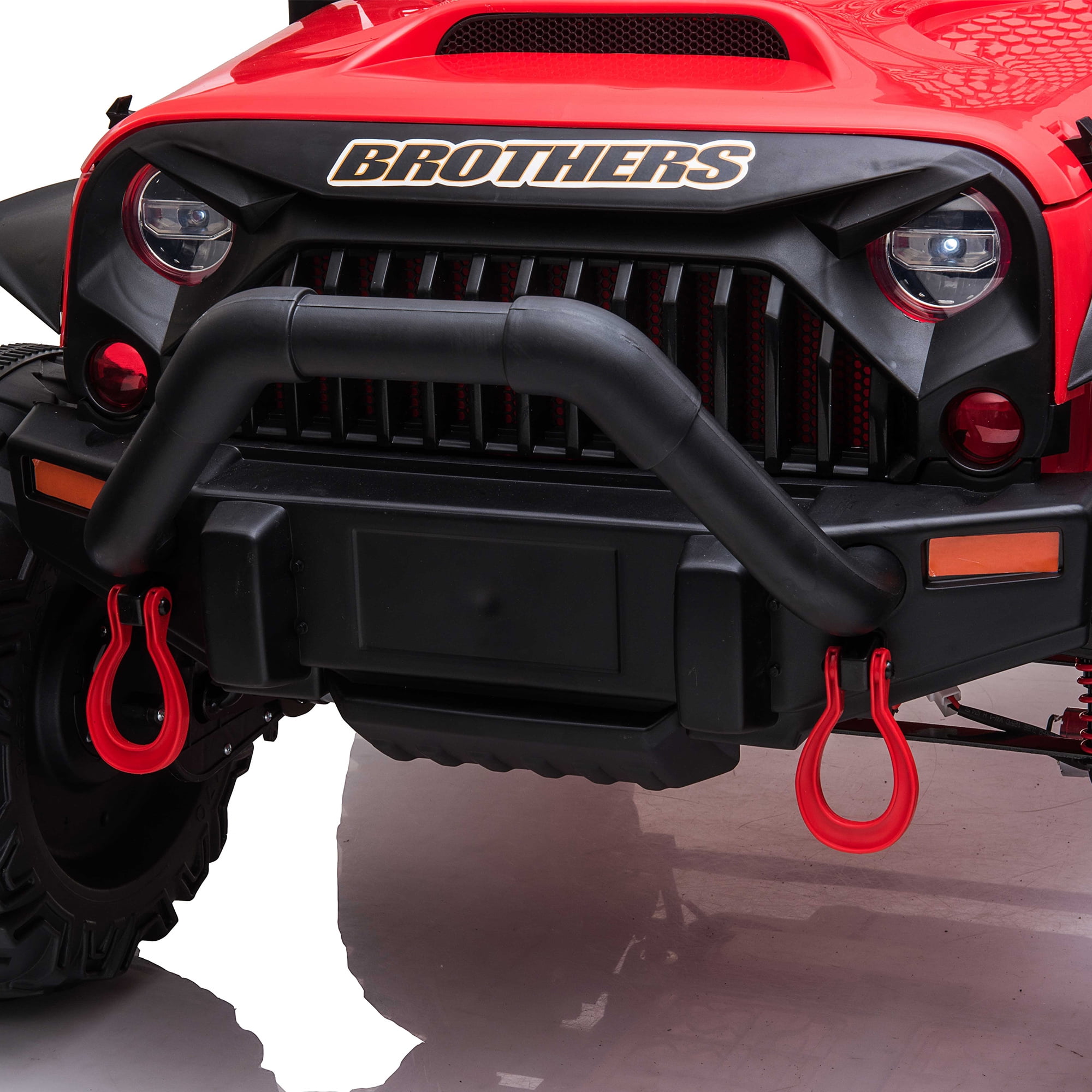CIPACHO Kids Ride On Truck, 24V Battery Powered Toy Car with Spring Suspension, Remote Control, Black