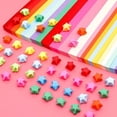 thumbnail image 4 of Easy to Fold Origami Paper 540pcs/set Origami Star Paper Solid Color Diy Paper Crafts School Teaching Handmade Colorful Lucky Star Paper Strip, 4 of 8