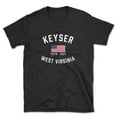 thumbnail image 1 of Keyser West Virginia Patriot Men's Cotton T-Shirt, 1 of 1