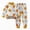 H533-Yellow, variant on TOWED22 Boys Girls Pajamas 2 Pieces Pajama Set Long Soft & Cute for Kids Jmmies Clothes Fall Winter Sleepwear 3 6 9 12 18 24 Months 2 3 4 5 6 7 8 9 Years(Pink,5-6 Y)