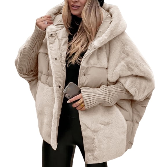yuCgh Women's Fashionable Casual Cotton Jacket with Versatile Design for Daily Wear Comfortable and Lightweight Outerwear for All Seasons,Beige L
