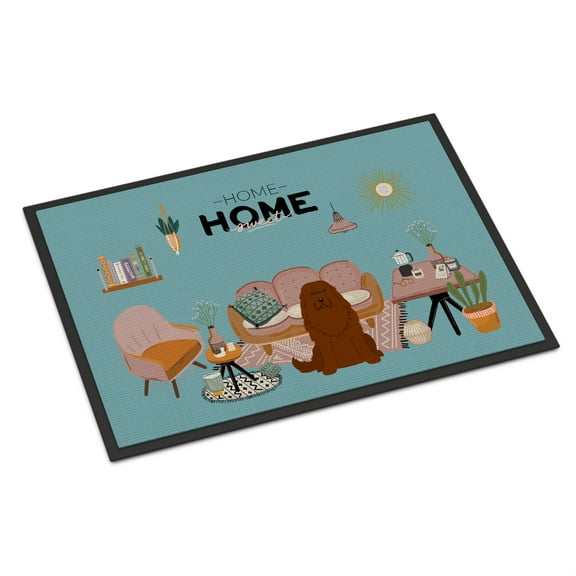 Caucasian Shepherd Dog Sweet Home Door Mat
